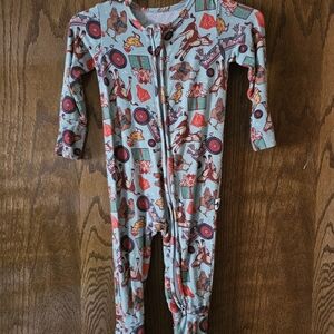 Christmas Farm Bamboo Zippy